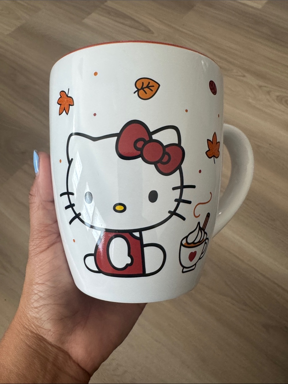 Sanrio Hello Kitty Fall Pumpkin & Everything White Mug